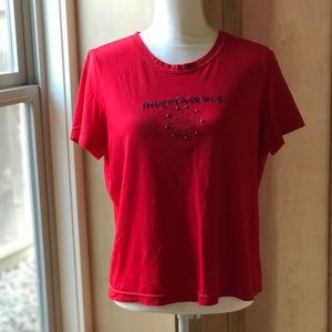 Hot Cotton L T-shirt Independence.  ❤️💫